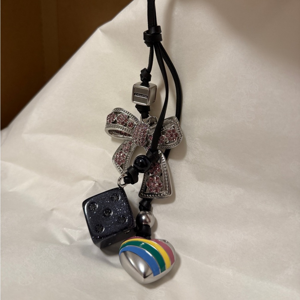 Coach Bag Charm Cluster - NWOT